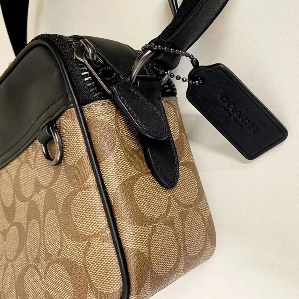 COACH C4149 Graham Crossbody In Signature Canvas Chaki - Picture 7 of 8